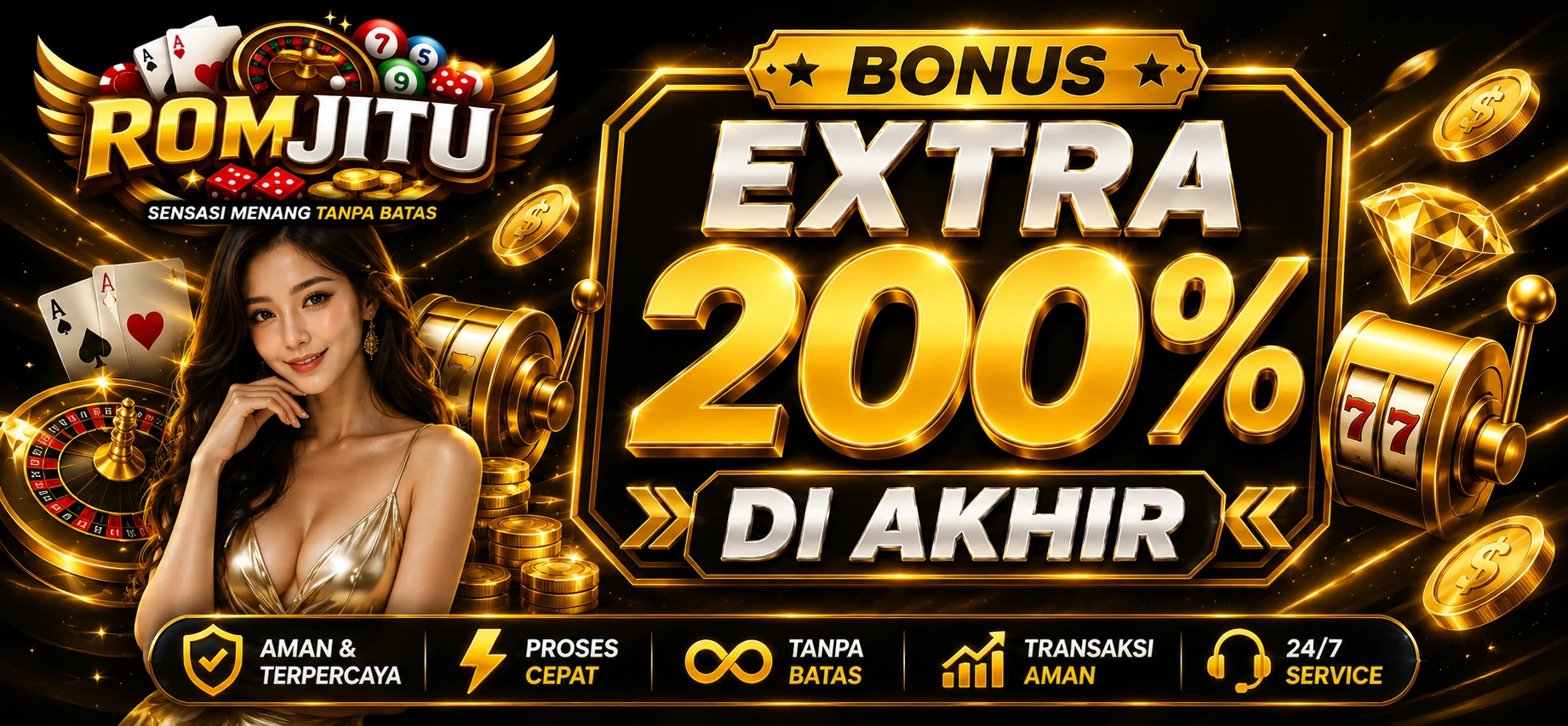 EXTRA BONUS 200% promo