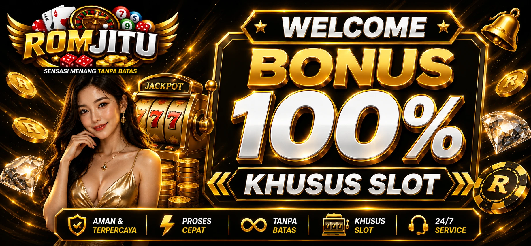 WELCOME BONUS 100% promo