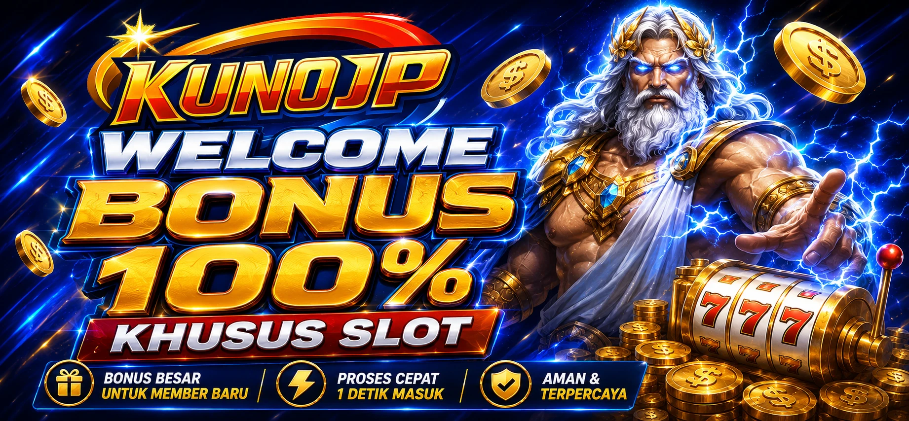 WELCOME BONUS 100% promo