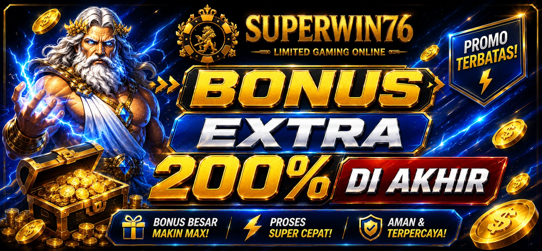 EXTRA BONUS 200% promo