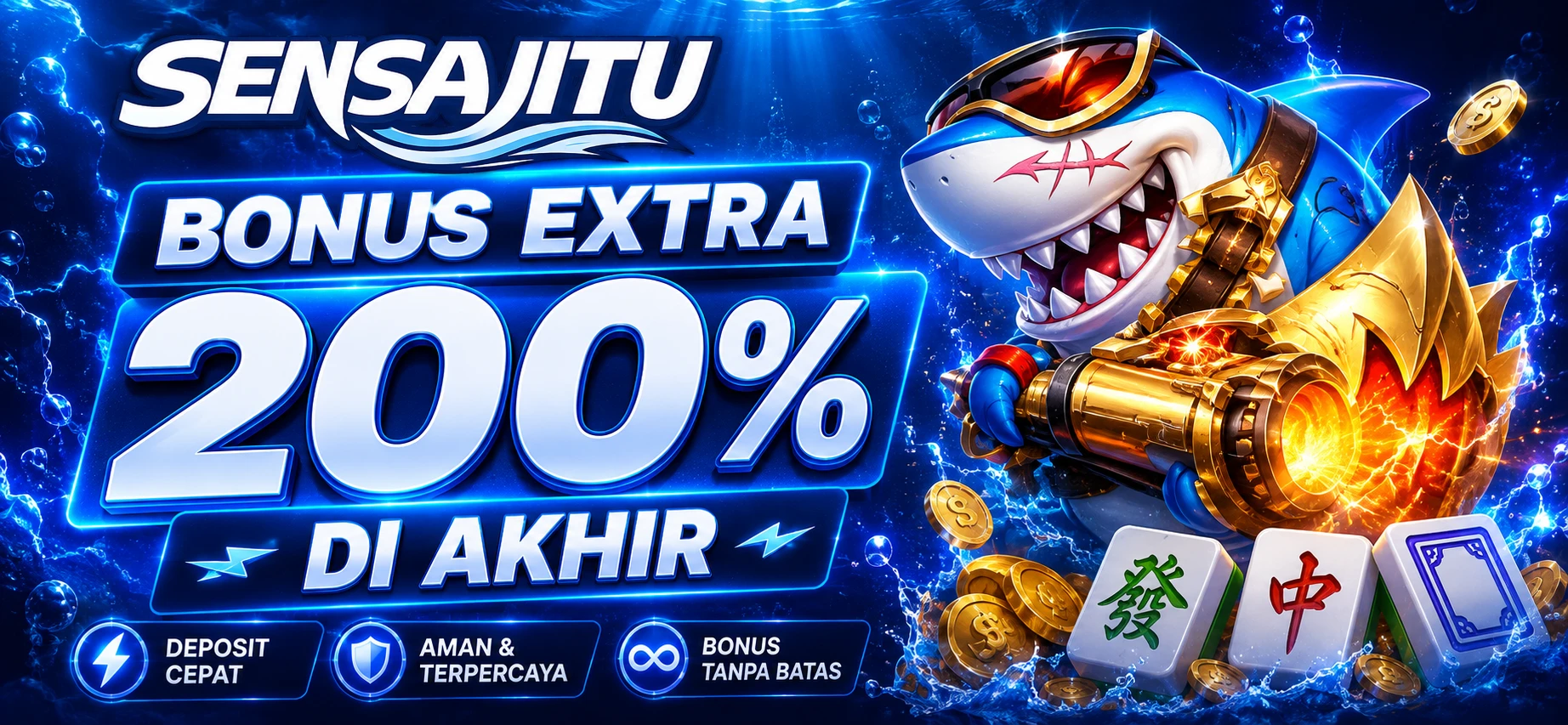 EXTRA BONUS 200%