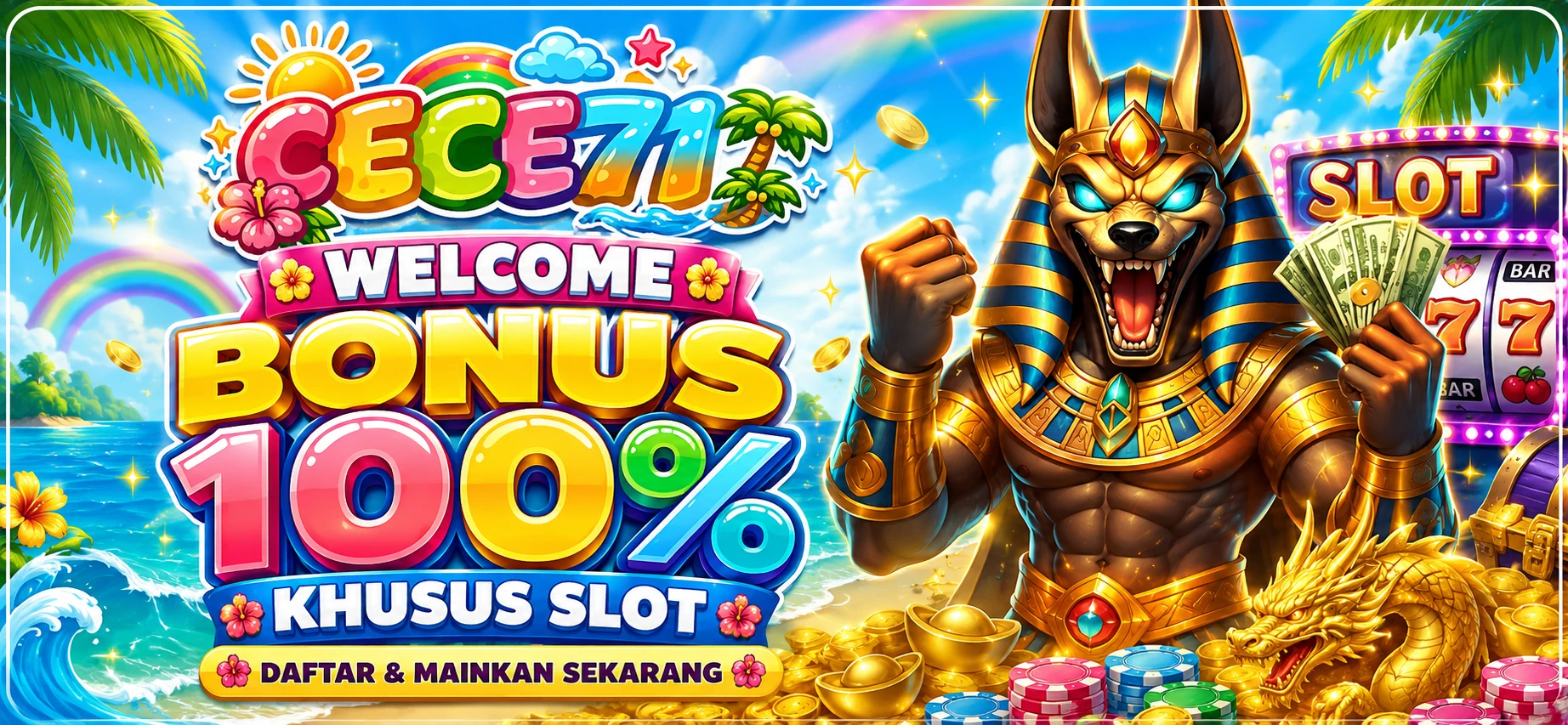 WELCOME BONUS 100% promo