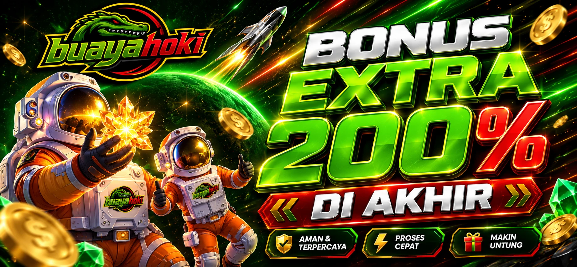 EXTRA BONUS 200% promo