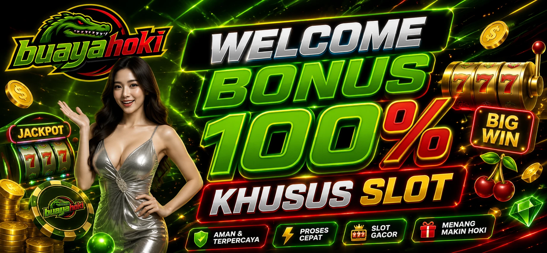 WELCOME BONUS 100% promo