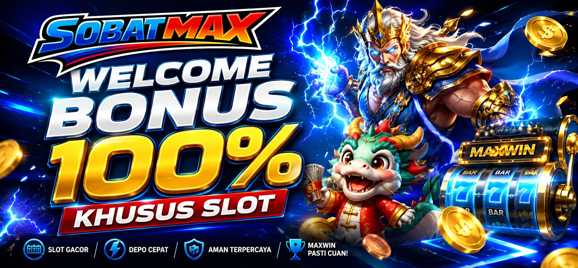 WELCOME BONUS 100% promo