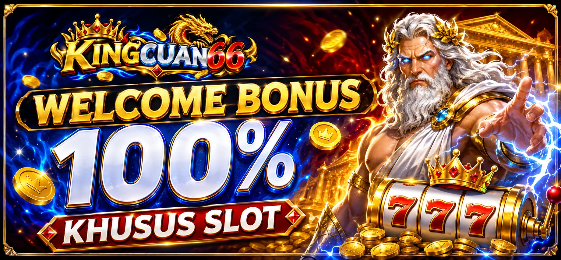 WELCOME BONUS 100% promo