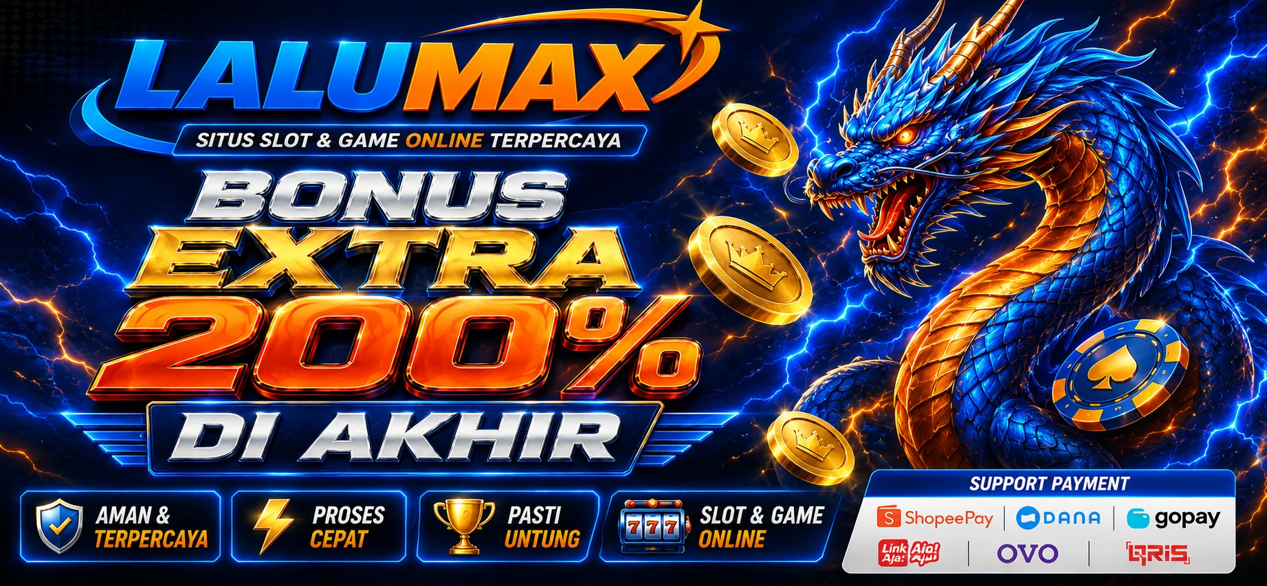 EXTRA BONUS 200% promo