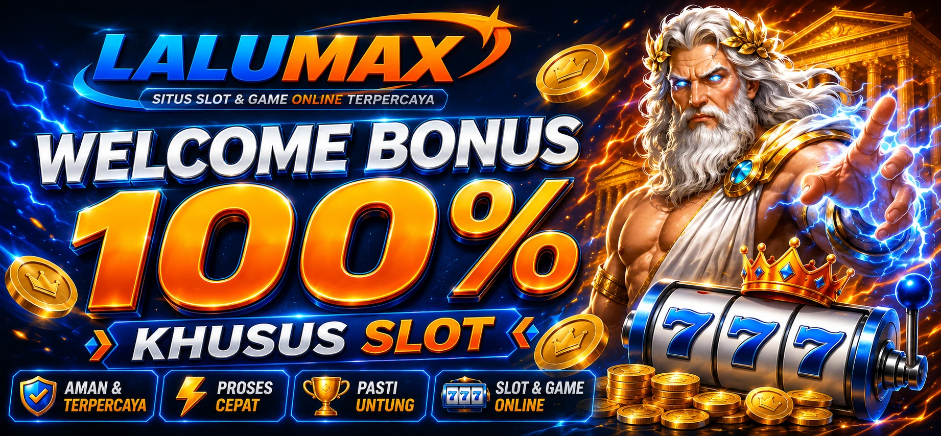 WELCOME BONUS 100% promo