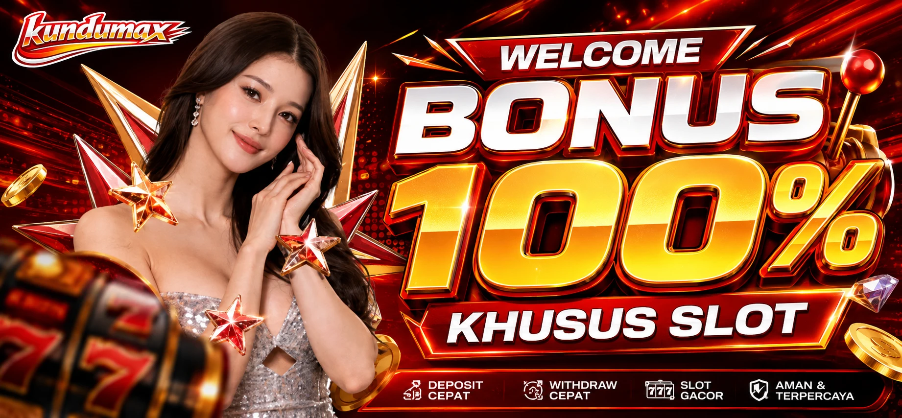 WELCOME BONUS 100% promo