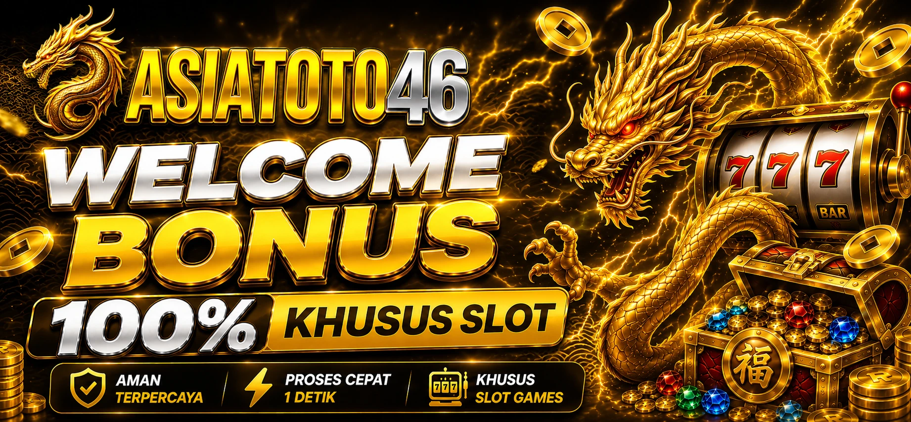 WELCOME BONUS 100% promo