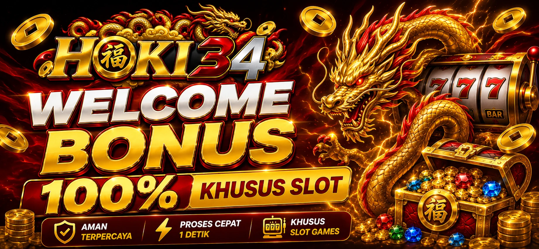 WELCOME BONUS 100% promo
