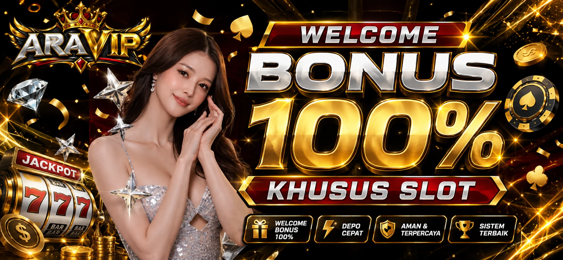 WELCOME BONUS 100% promo