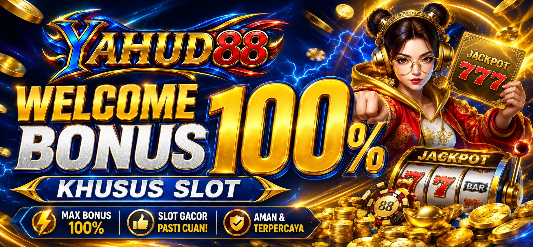WELCOME BONUS 100% promo