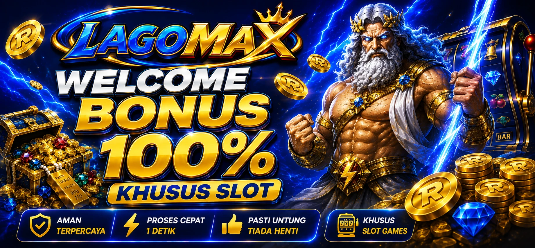 WELCOME BONUS 100% promo