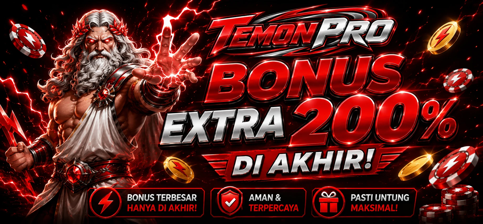 EXTRA BONUS 200% promo