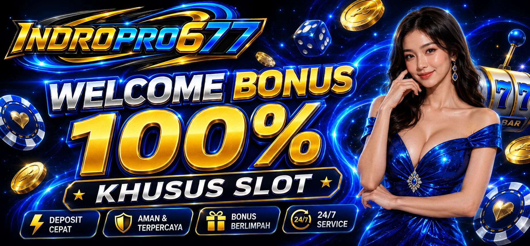 WELCOME BONUS 100% promo