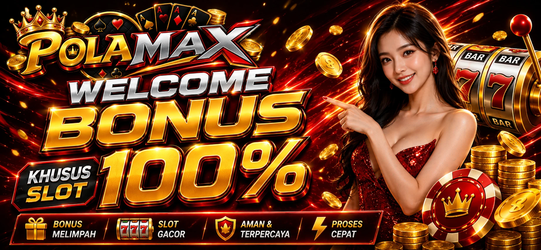 WELCOME BONUS 100% promo