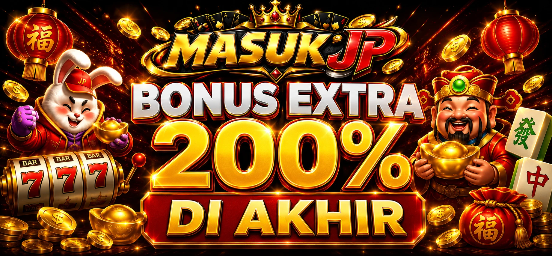 EXTRA BONUS 200% promo