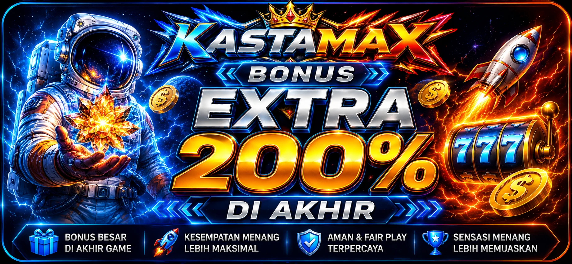 EXTRA BONUS 200%