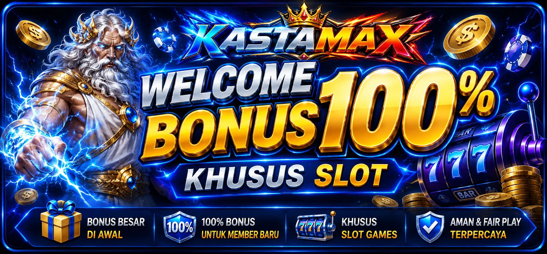 WELCOME BONUS 100%