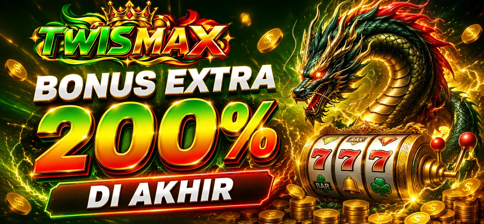 EXTRA BONUS 200%