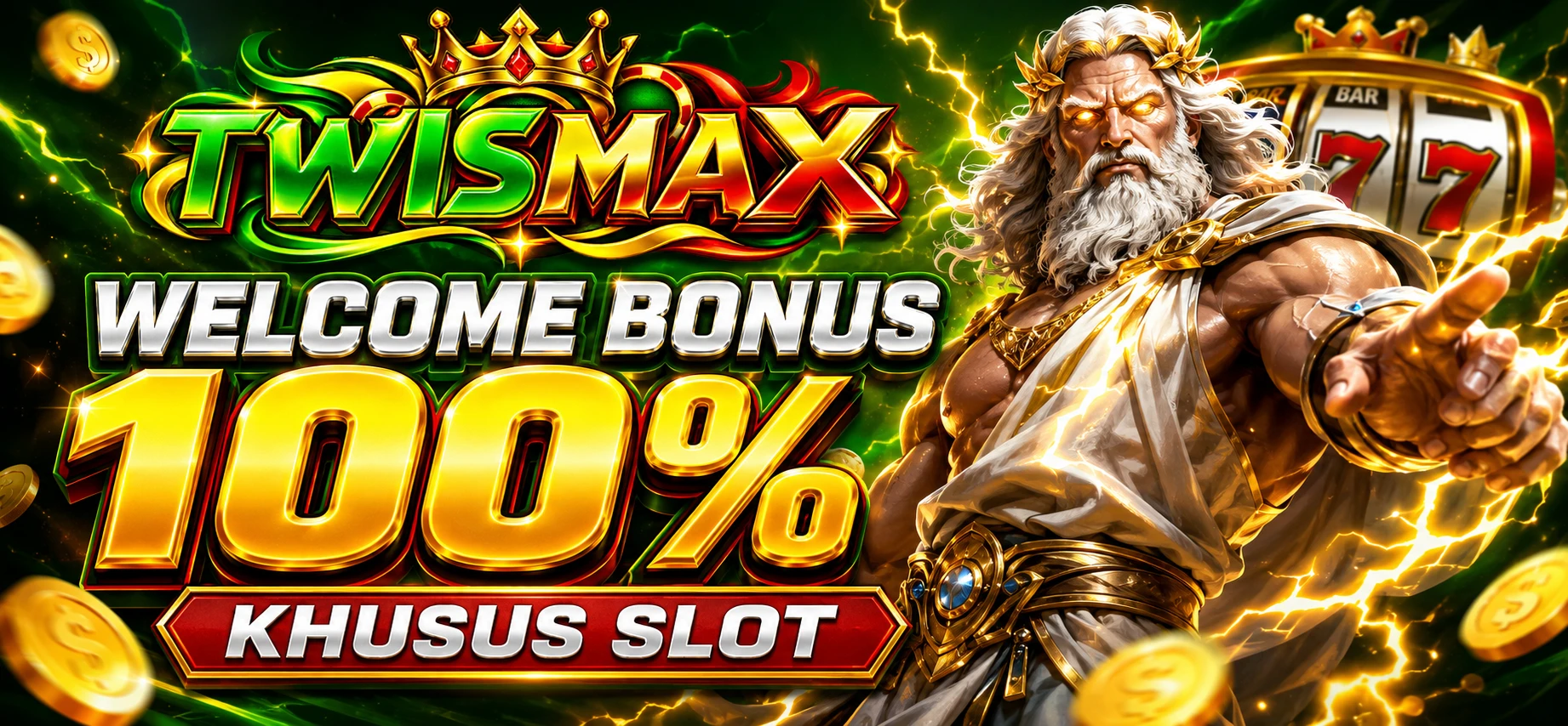 WELCOME BONUS 100%