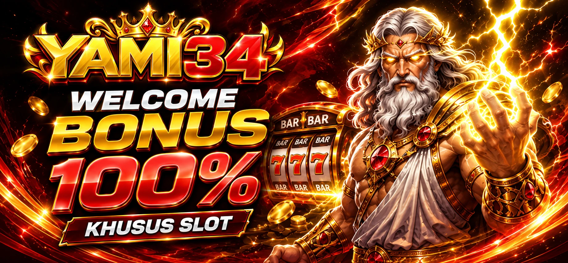 WELCOME BONUS 100%